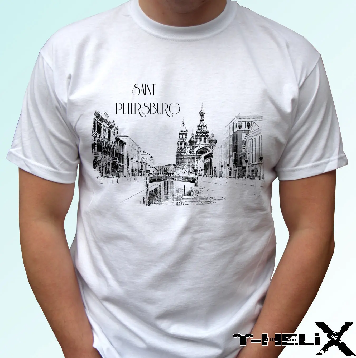 2019 Novo Poletje Smešno T-shirt Saint Petersburg mesto majica s kratkimi rokavi top Rusija tee design - moški ženska otroci & baby Moda Tee Majica