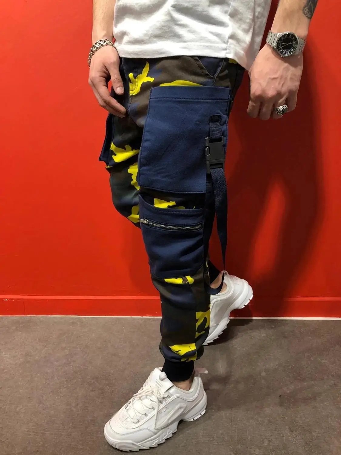 2019 nueva marca moške hlače ravne noge de los hombres de algodon de corte Slim urbano pierna recta Priložnostne pantalones de
