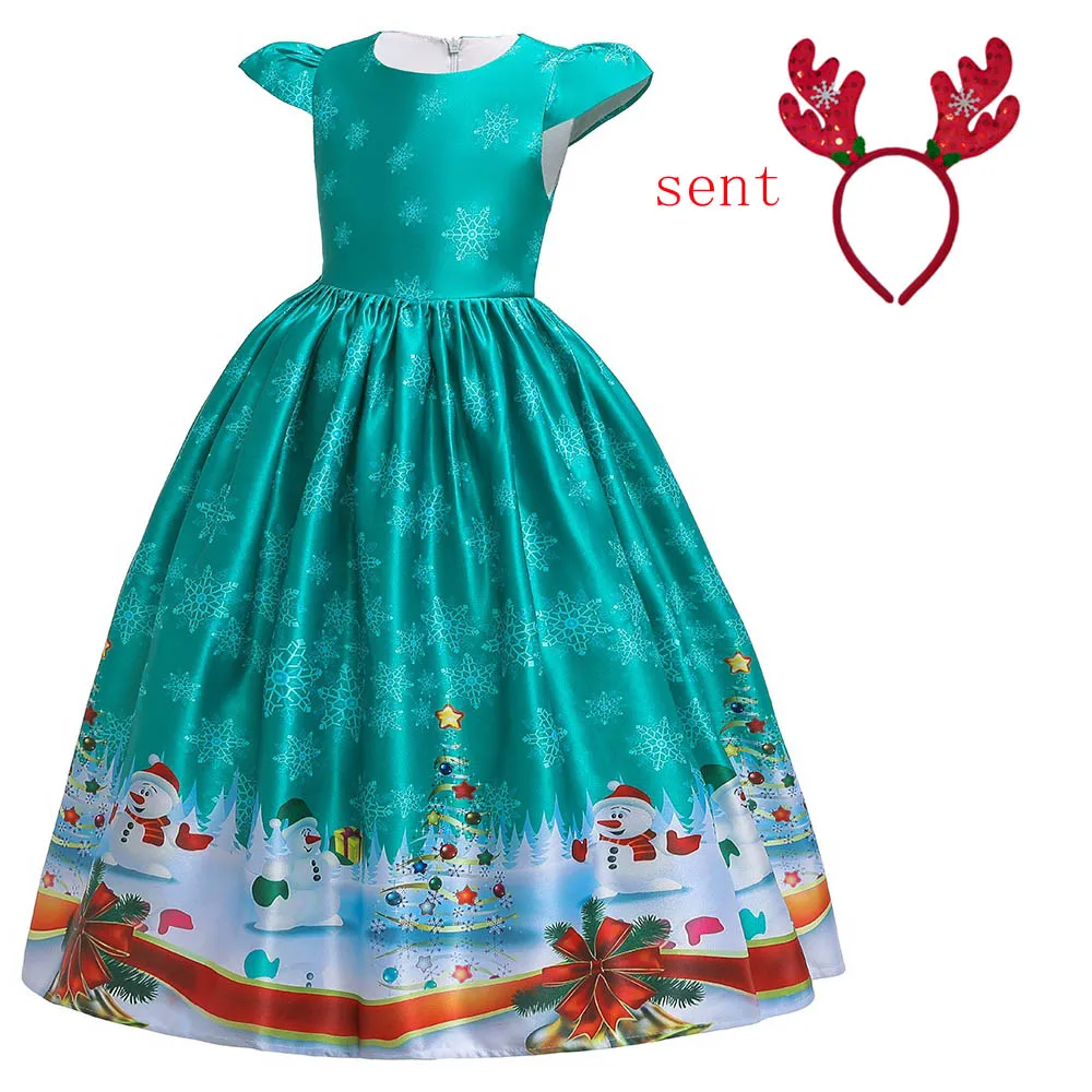 2019 Otroke Božič Obleke Za Dekleta Obleke Cvetlični Lok Princess Poroka Oblačenja Otrok Oblačila Stranka Obleko 3 6 8 10 14 Let