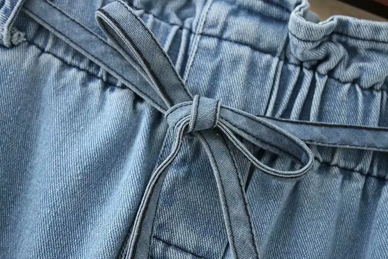 2019 Oversize Priložnostne Jeans Pomlad Ženske Modnih Oblačil, Svoboden Denim Harem Hlače S6-8629