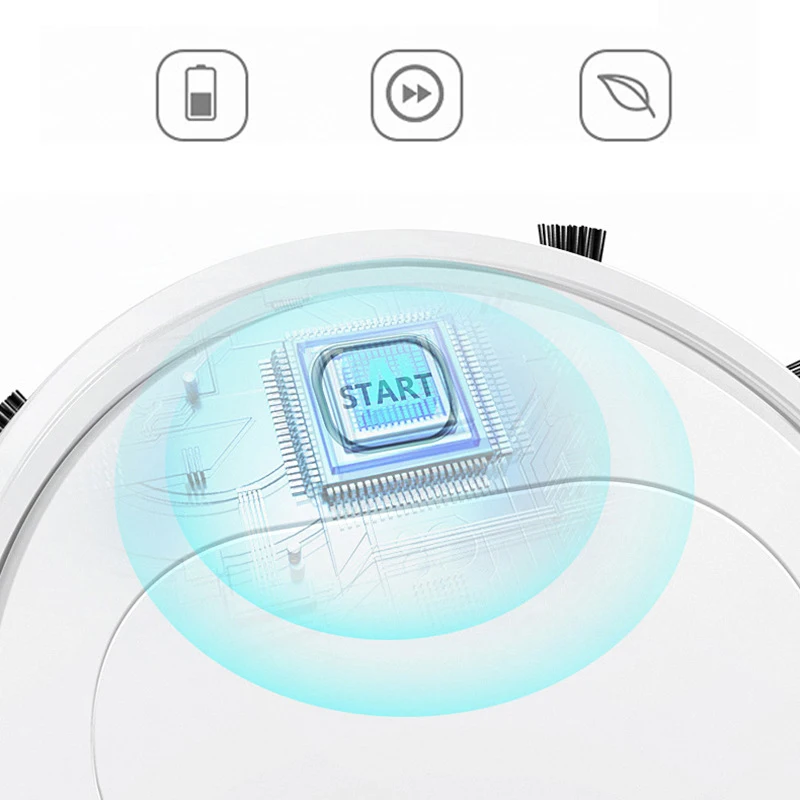 2019 Polnjenje prek kabla USB Mini Smart Robot sesalnik Inteligentni Načrt Za Ribanje In Zbiranjem Tla Čiščenje Orodja
