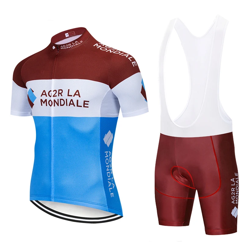 2020 AG2R kolesarska EKIPA jersey 20 D, kolesarske hlače, ki bo ustrezala Ropa Ciclismo mens poletje quick dry PRO izposoja Maillot Hlače oblačila