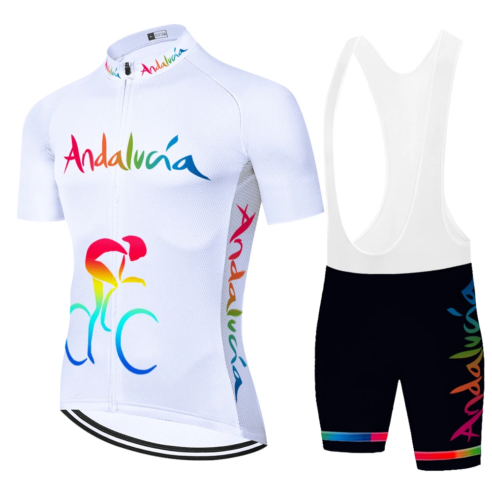 2020 ANDALUCIA kolesarski dres komplet moških španija completo ciclismo estivo 20 D gel blazinico poletje quick dry biker hlače
