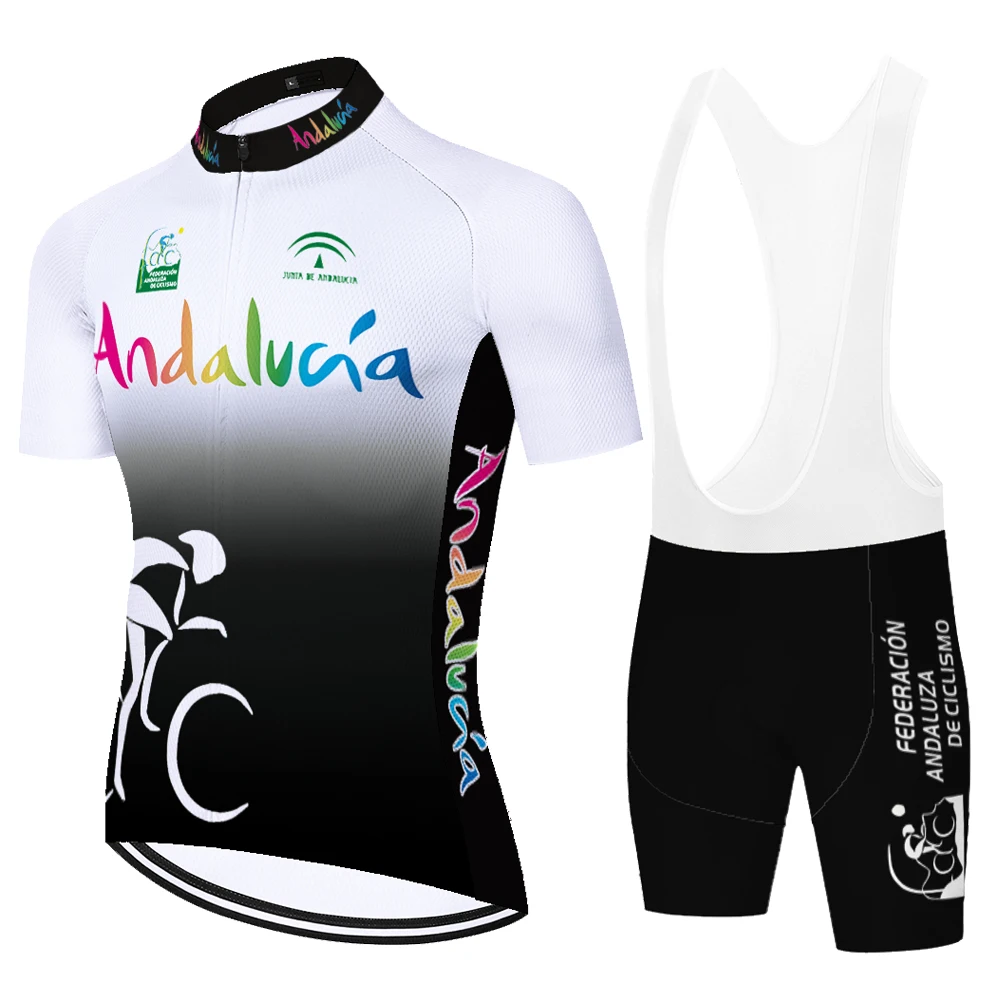 2020 ANDALUCIA kolesarski dres komplet moških španija completo ciclismo estivo 20 D gel blazinico poletje quick dry biker hlače