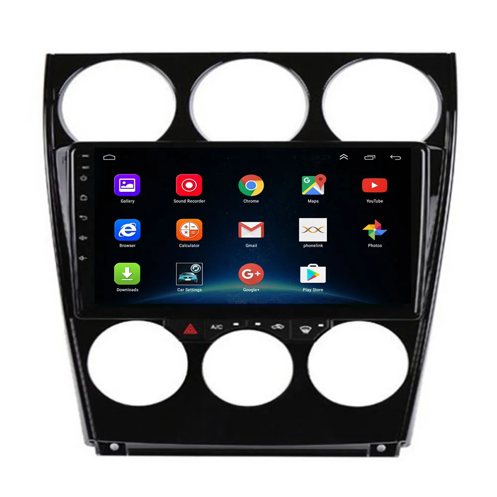 2020 Android 10.0 Avto GPS multimedia player za Stare Mazda 2004-6 Podpore volana Nadzor OBD2 Carplay DVR