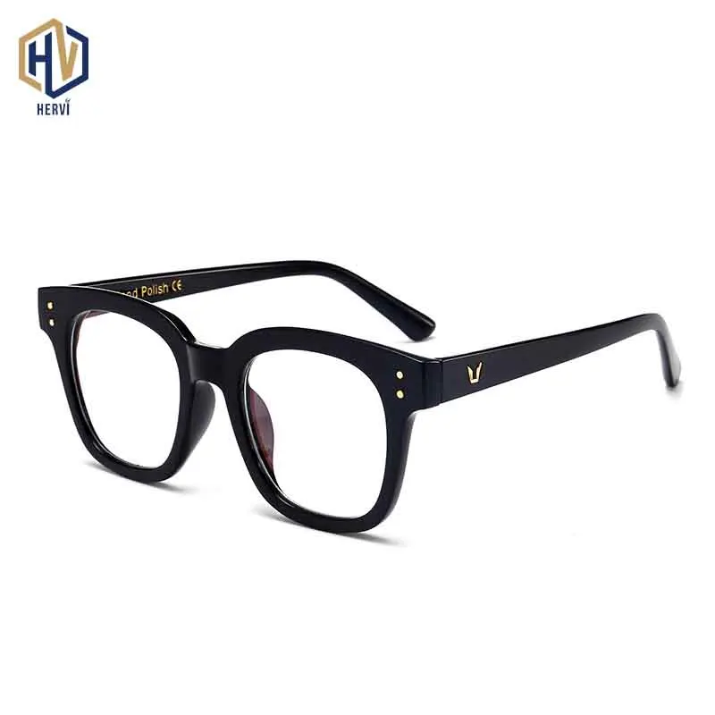 2020 Anti Modra Svetloba Moških Kvadratnih Optika Očal Okvir Retro Ženske Kovinski Okras Velika Očala Okvirji Za Očala Na Recept