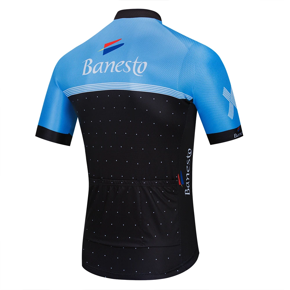 2020 Banesto Kolesarjenje Jersey moški mtb dresov cestno kolo kolo majice kratek rokav Ropa Ciclismo maillot Dirke vrhovi Črno rdeča