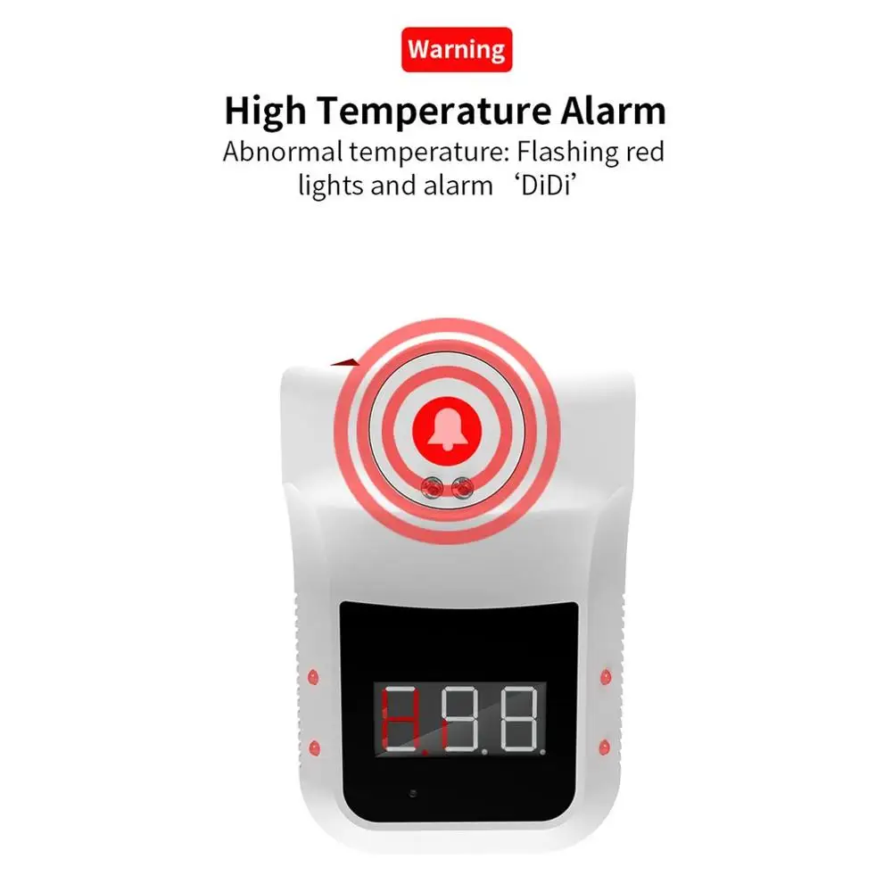 2020 brezkontaktno Infrardeči Termometer Stensko montirani na Namizju Samodejno Indukcijske Merjenja Temperature Orodje za Otroka Odraslih