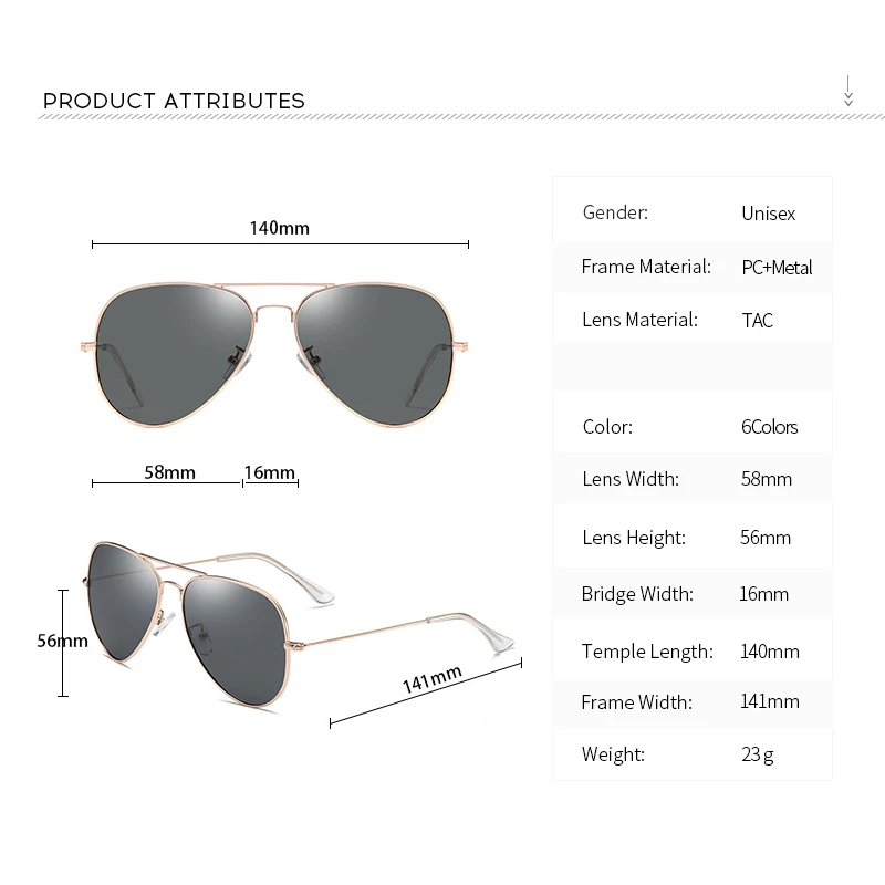 2020 Klasičnih Letalskih Polarizirana sončna Očala za Ženske, Moške Kakovosti UV400 Rožnata Očala za Sonce Nočno Vizijo Očala Luksuzne blagovne Znamke