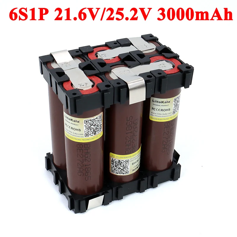 2020 Liitokala 18650 HG2 5S 6S 8S 3000mAh 20 amperov 18V 21V 25.2 V 29.6 V za Izvijač baterije vara baterije