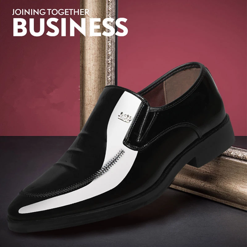 2020 Luksuzni Mens Obleka, Čevlji, Lakastega Usnja Oxford Čevlji Za Moške Poslovne Usnjeni Čevlji Moški Italijanska Znamka Formalno Poročni Čevlji
