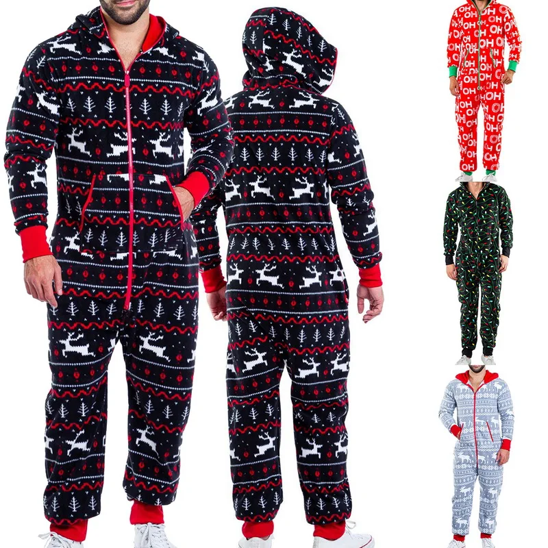 2020 Mens enodelno Oblačilo Pajama Moških Trdna Preplete Jumpsuit Playsuit Zadrgo Moški pulover s kapuco Mozaik Jumpsuits Kombinezon Hombre