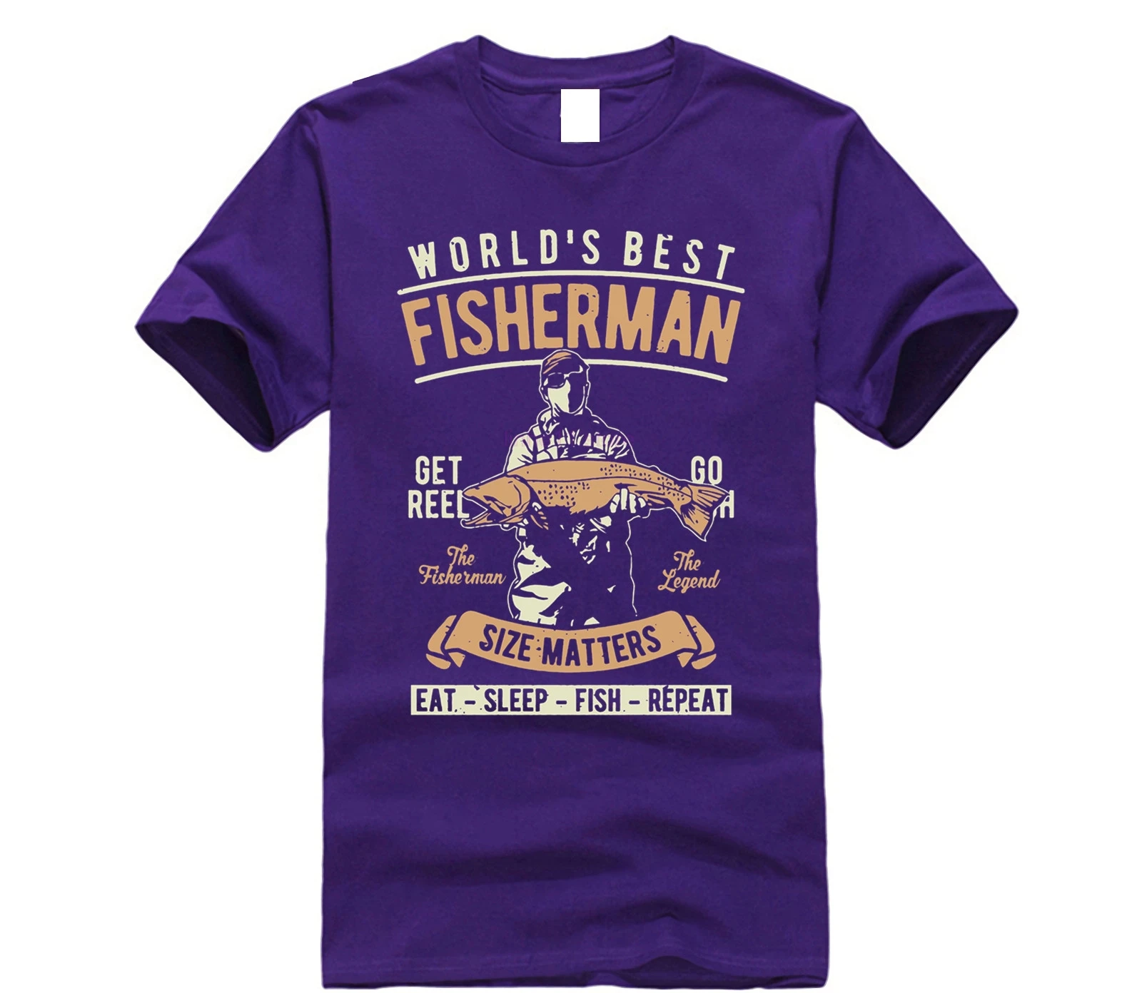 2020 Moda Krog Vratu Oblačila Najboljših svetovnih ribič, Jesti, Spati Ribe Ponovite srajco, Ribolov Moških po Meri, Oblikovanje t-shirts