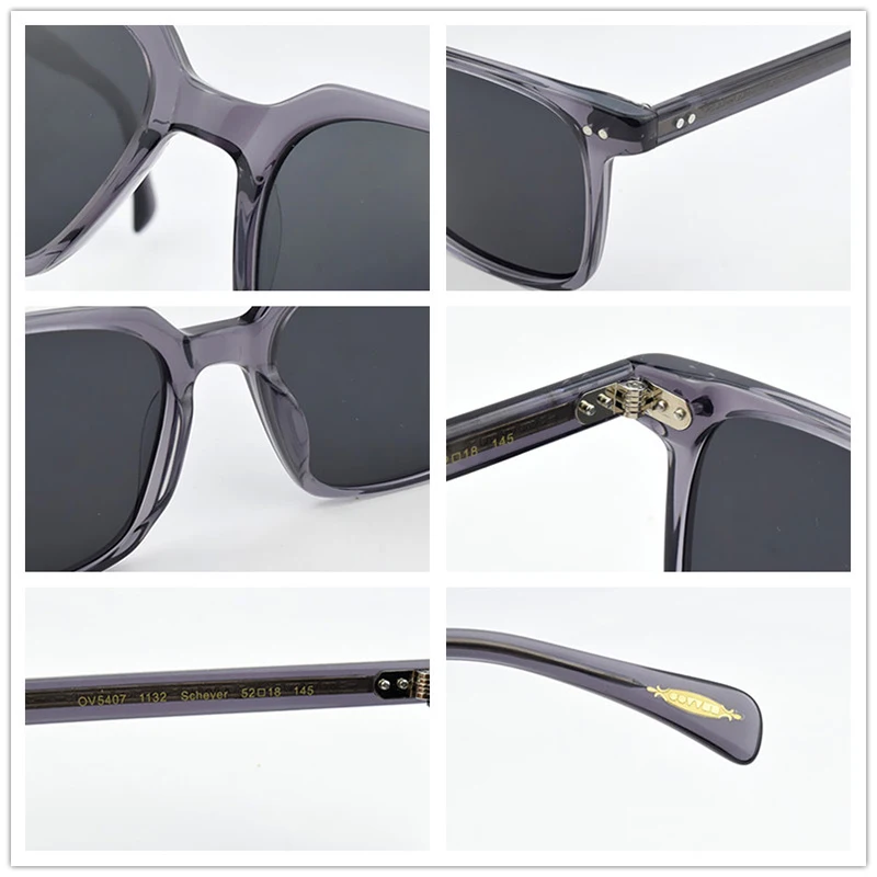 2020 moda luksuzne blagovne Znamke polarizirana sončna očala moških kvadratnih vintage sončna očala mens Vožnjo voznika retro sončna očala ženske OV5407