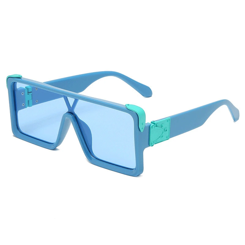 2020 Moda Ravno Top Oversize Kvadratnih sončna Očala Ženske Retro sončna Očala Velik Okvir Letnik Pisane Očala UV400 oculos de sol