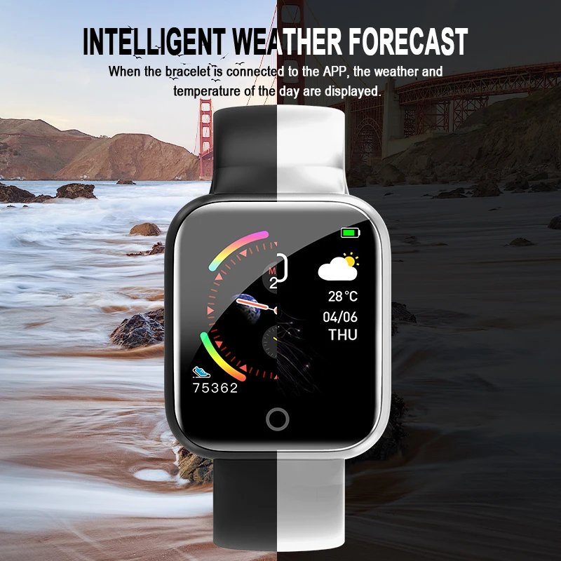 2020 Moda Smartwatch Fitnes Tracker Sport Pametno Gledati Ženske Moški Elektronika Zapestje Gledati za Android IOS Smarth Watch Relogio