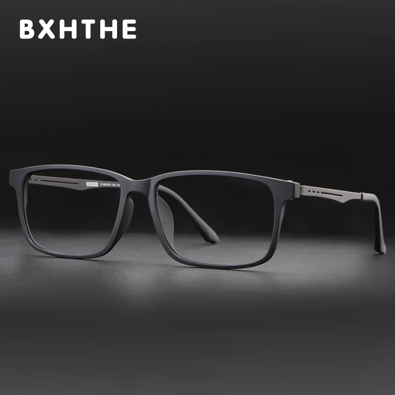 2020 Moških Tr90 Optičnih Očal Okvir Modni Moški Kvadratnih Ultralahkih Oči, Kratkovidnost Recept Očala Iz Titana Noge Očal Okvir