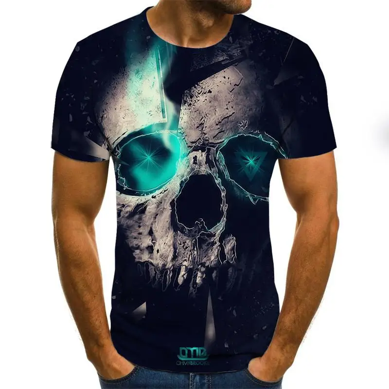 2020 Najnovejše 3D Natisnjeni T-Shirt Črnilo Narišite Vzorec Kratek Rokav Poletje Priložnostne Vrhovi Tees Modni O-Vratu Tshirt Moški