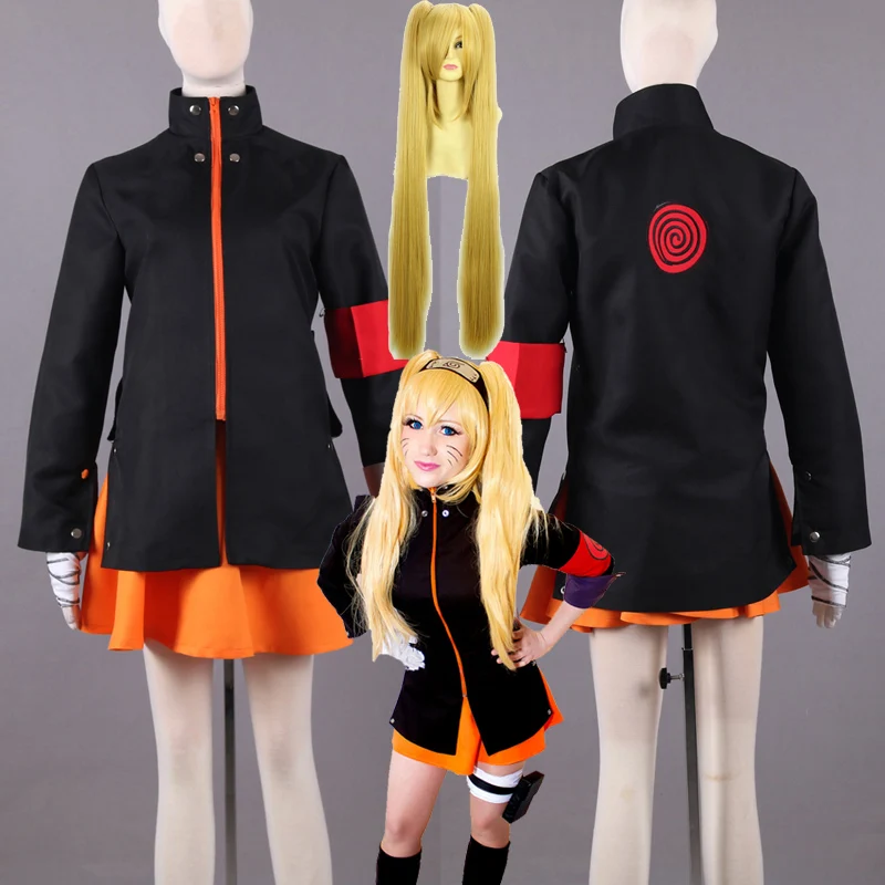 2020 Naruto Film Zadnji-Naruto Uzumaki Ženski Anime Cosplay Kostumi Za Ženske obleke Glrls Oblačila po Meri vseh velikosti