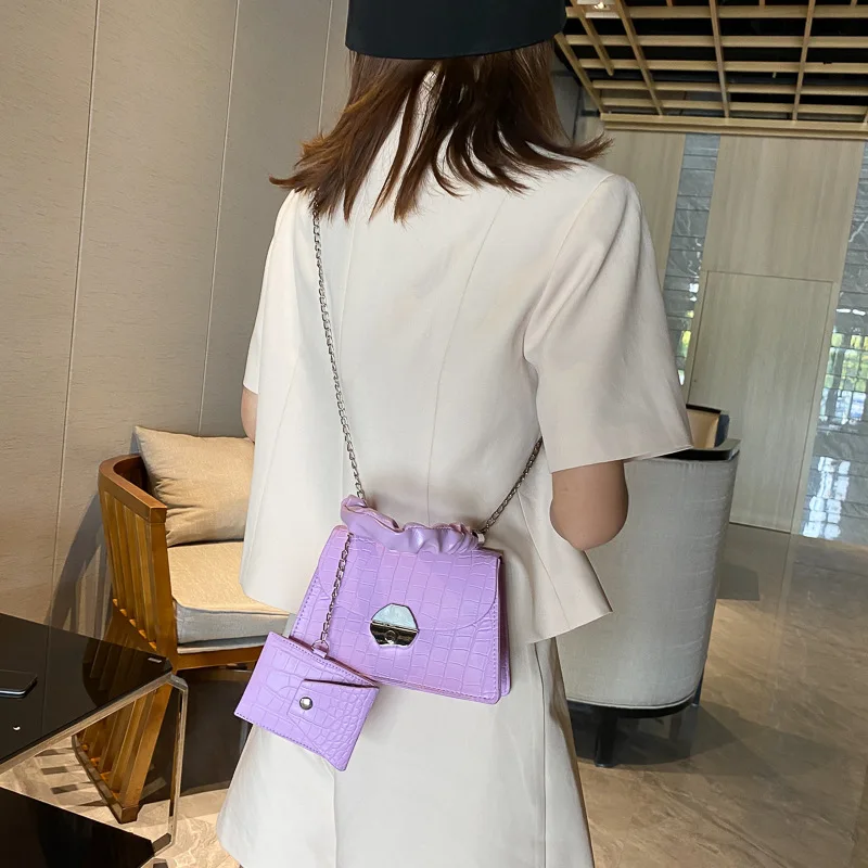 2020 nov modni verigi cross-body bag spletni slaven torbici kvadratek vrečko