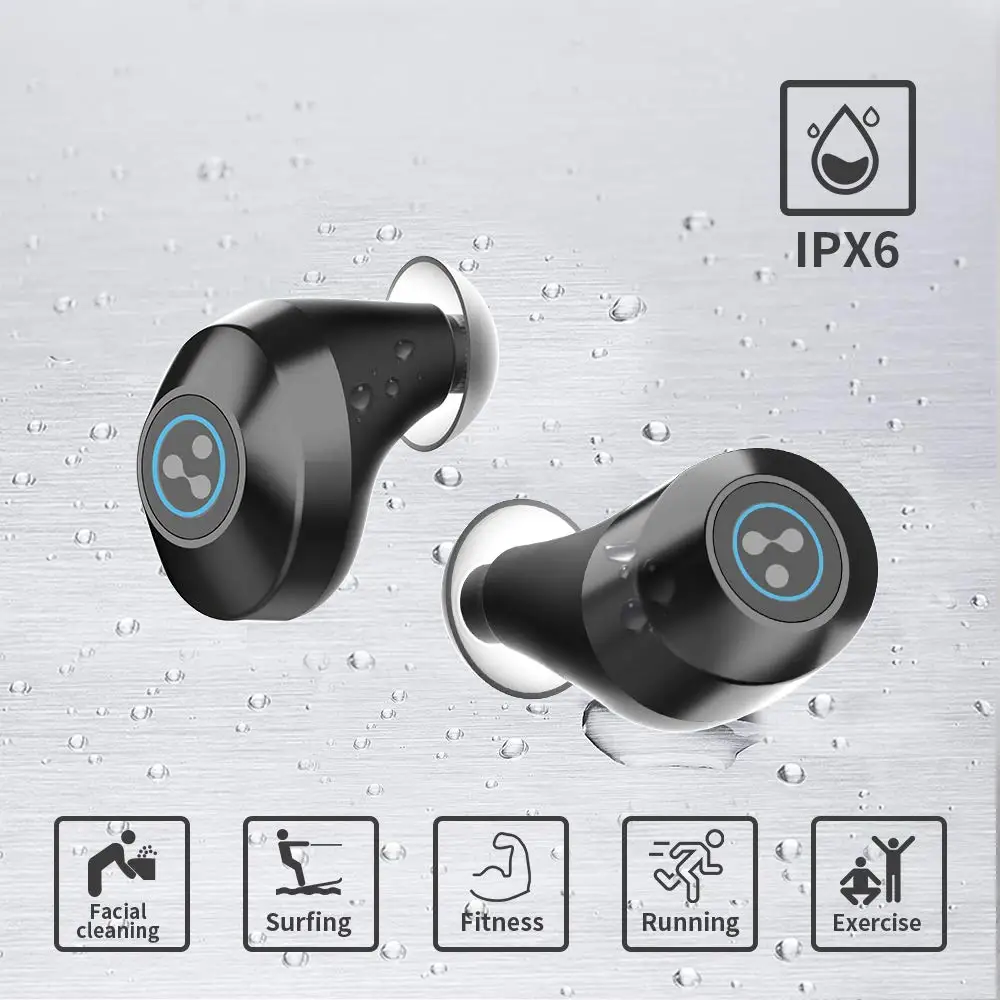 2020 Nov ZLOG S105 TWS Bluetooth Slušalke z Dodatnim Zamenljive earcaps 50mAh Slušalke Zlog S105 za nadzor Glasnosti