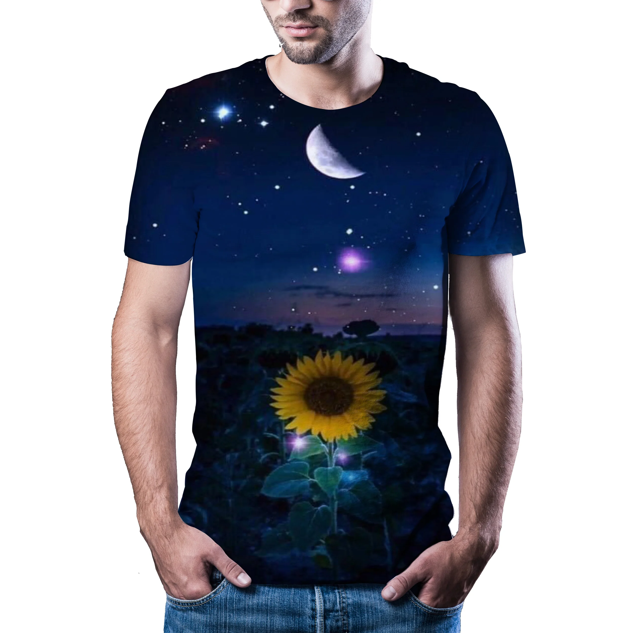 2020 nova smešno tisk T-shirt Animacija 3D T-shirt poletje modni T-Shirt Kratek Rokav Vrhu Moške / ženske Kratek Sleeve Zgornji del