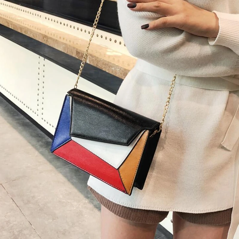 2020 nova ženska torbice, trend prosti čas messenger bag, preprost korejska različica ženske vrečko, moda splice zavihek LW-216