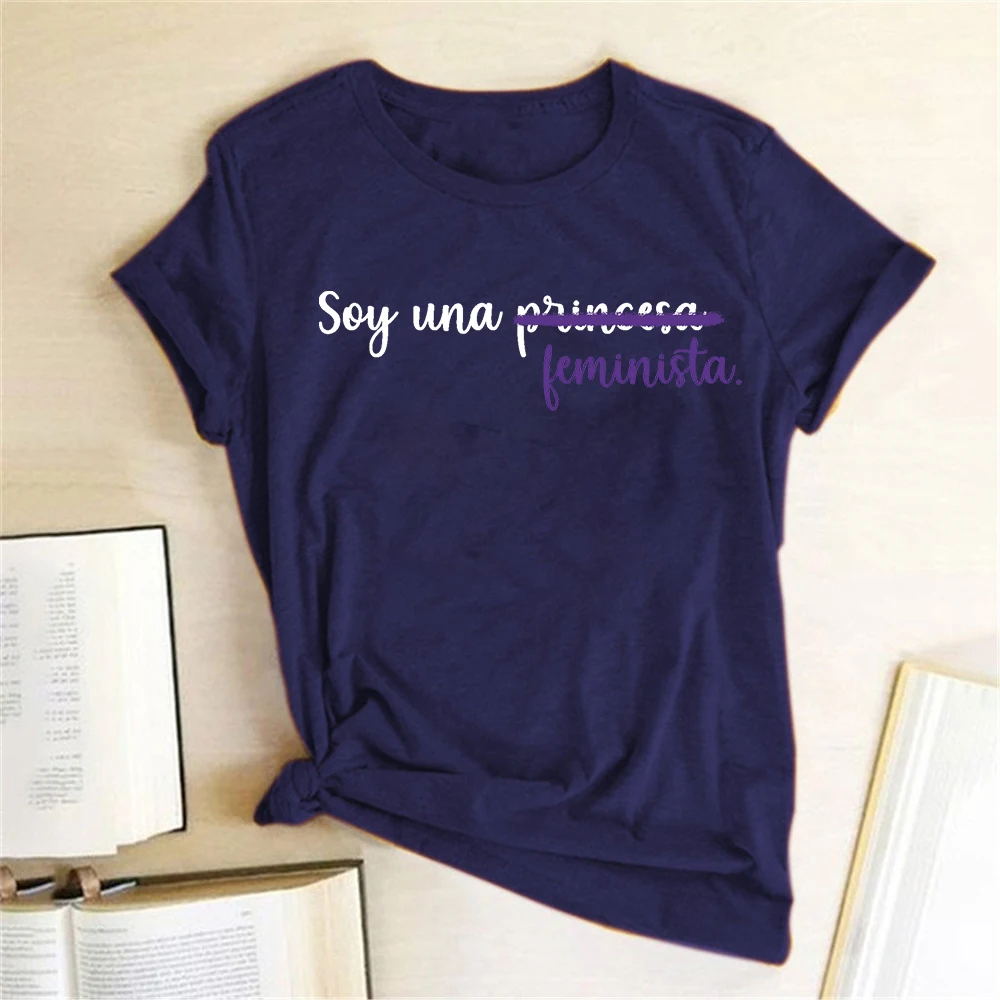 2020 Nove Feministične Feminizma Ženske T-shirt Soje Una Feminista Tiskanja Ženske Majice za 90. letih Dekleta Vzročno Graphic Tee Femme Ropa Mujer