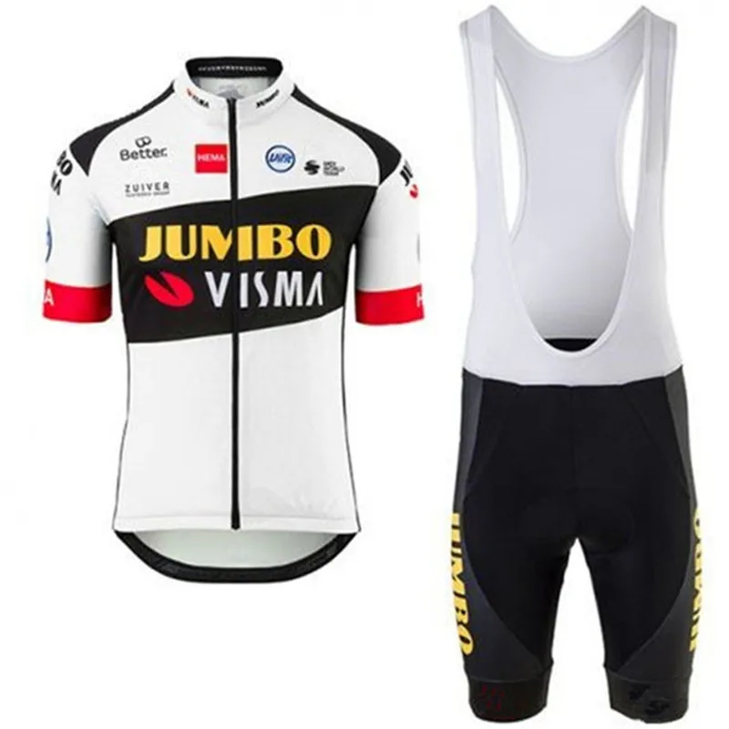2020 Nove Jumbo Visma cikel pro team dres komplet za kolesarjenje mtb nastavite Mallot bib hlače dirke ciclismo kolesarska oblačila ropa de hombre