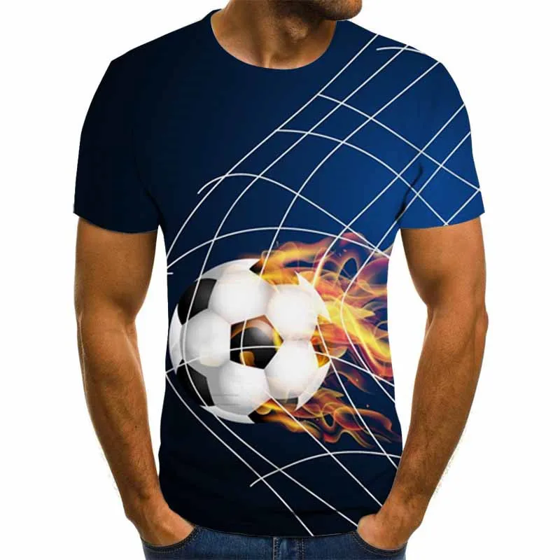 2020 nove moške 3D T-shirt plamen budilka 3D tiskanih risanka poletje T-shirt velikost XXS-6XL