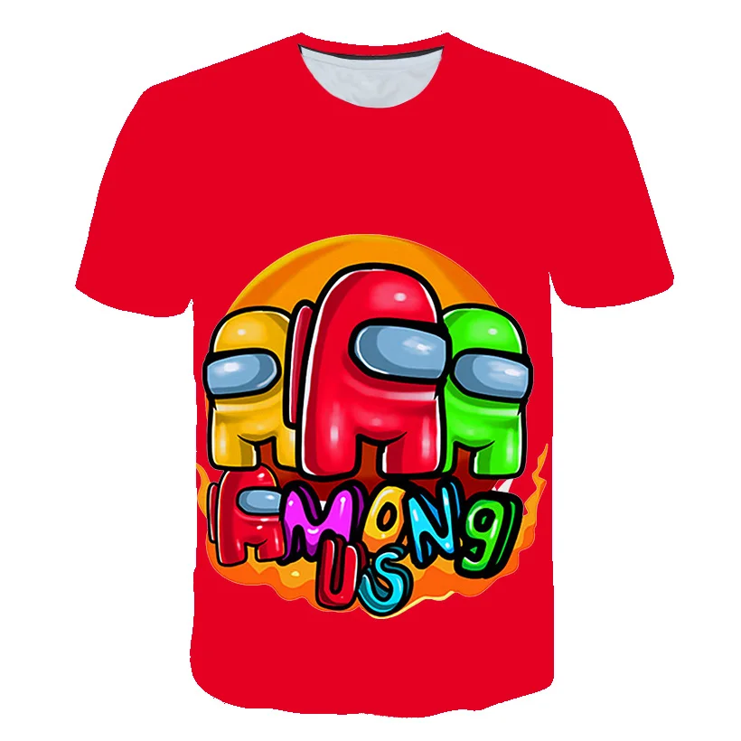 2020 nove vroče prodaje zabavno 3DT majica hip hop kawaii novo igro med nami t-shirt otroci poletnih vrh risanka t-shirt impostor grafika