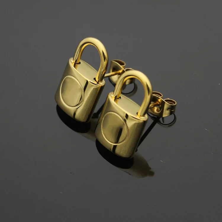 2020 novega modela, zlato kovinsko nepravilne geometrijske zaklepanje uhani ženski uhani dekle poročno darilo 0030
