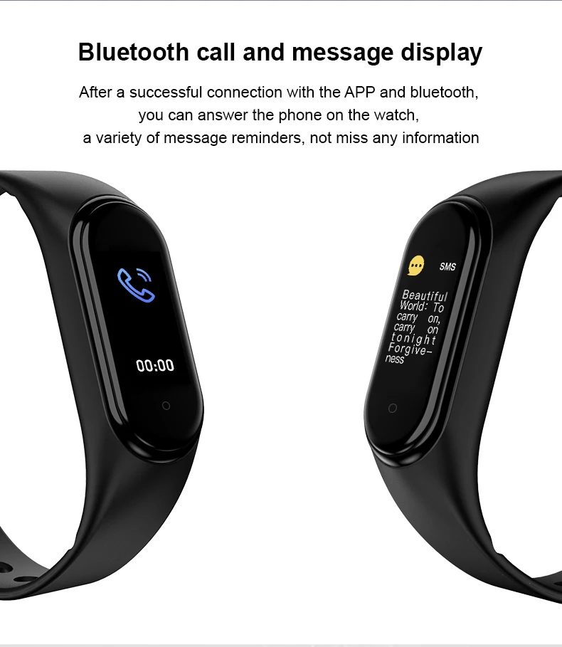 2020 Novi M5 Smart Band Moških Bluetooth Smart Watch Nepremočljiva Srčni Utrip, Krvni Tlak Fitnes Zapestnica Manšeta Smartwatch