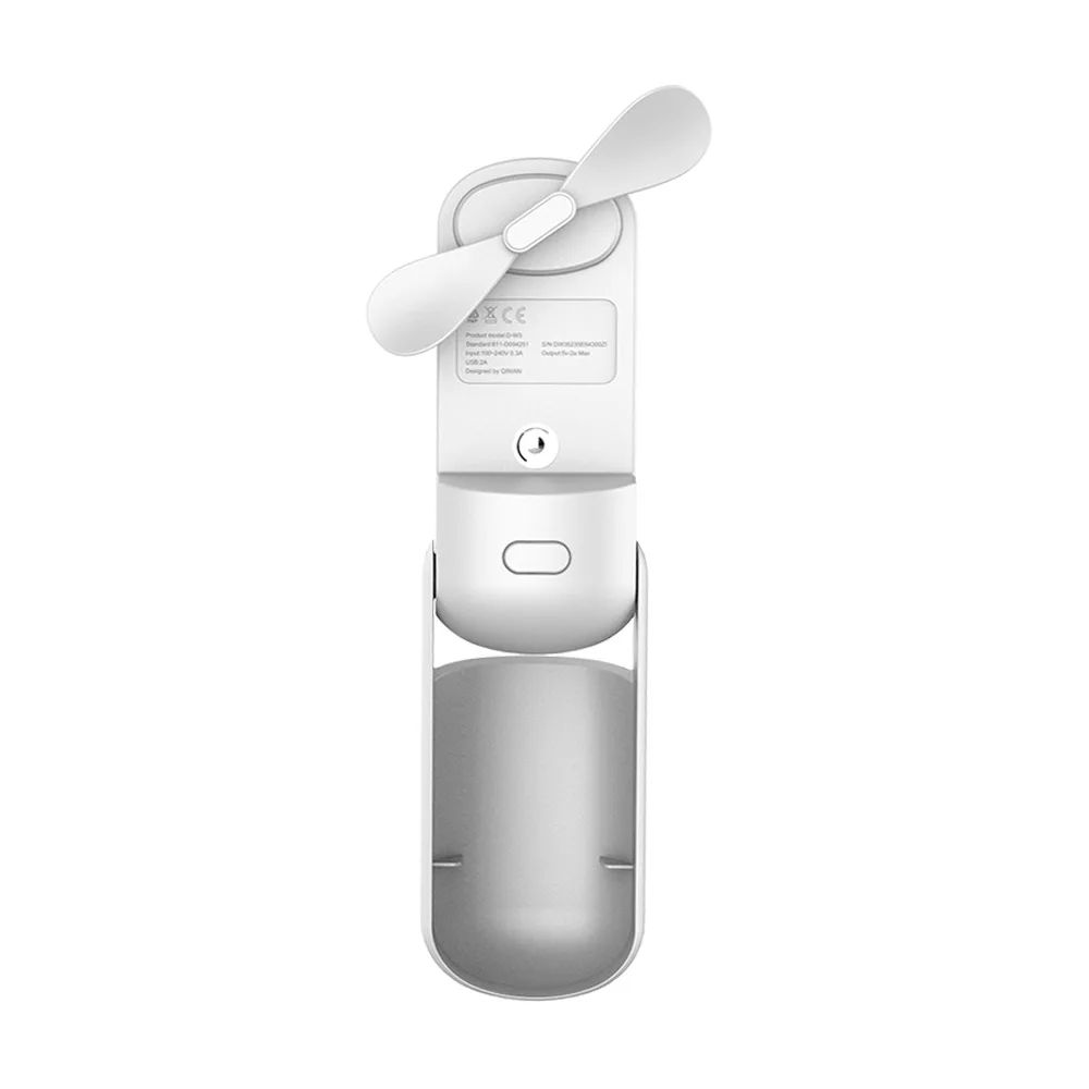2020 novi ročni spray ventilator USB mini zložljivo prenosno prostem vlaženja majhen ventilator polnjenje vode meter
