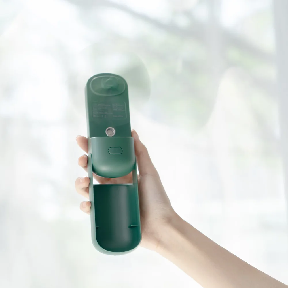 2020 novi ročni spray ventilator USB mini zložljivo prenosno prostem vlaženja majhen ventilator polnjenje vode meter
