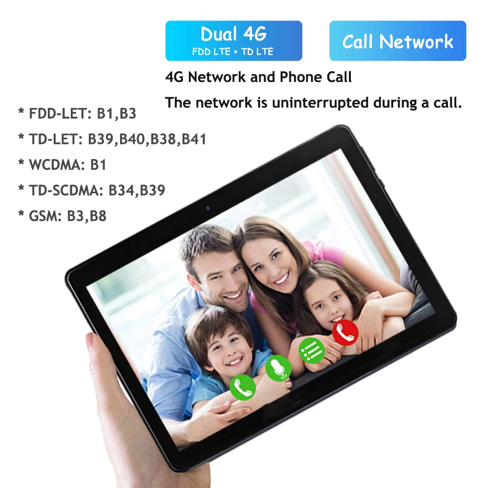 2020 Novo 10.1 Palčni 3G 4G LTE Telefon, Tablični Računalnik Android 9.0 Jedro Octa CE blagovne Znamke Google Play 4G Dual SIM, WiFi, Bluetooth, Tablete 10 9