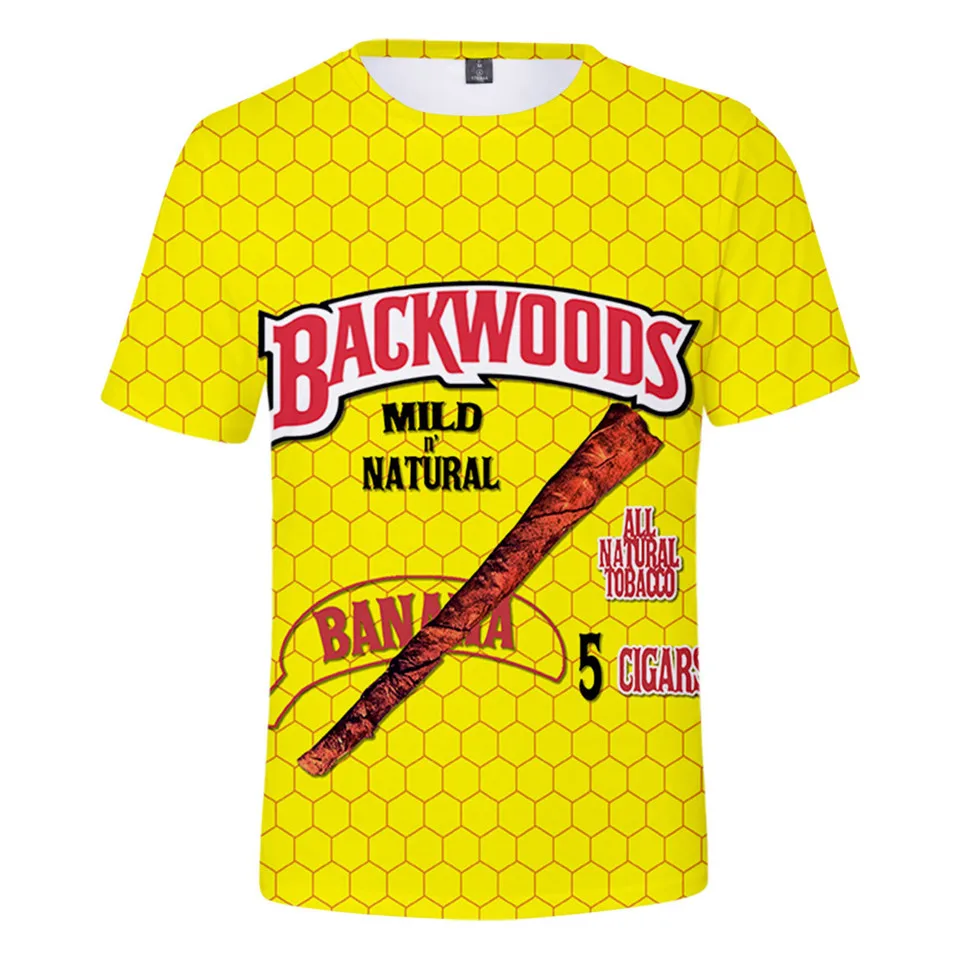2020 Novo Backwoods 3d tiskanih Poletje Majica s kratkimi rokavi moški ženske otroci Tshirt Backwoods Kratek Rokav T Srajce Priložnostne Harajuku T-shirt vrhovi
