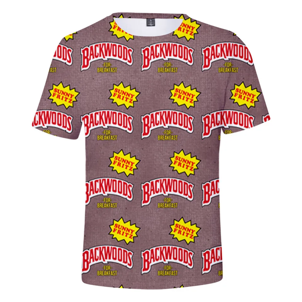 2020 Novo Backwoods 3d tiskanih Poletje Majica s kratkimi rokavi moški ženske otroci Tshirt Backwoods Kratek Rokav T Srajce Priložnostne Harajuku T-shirt vrhovi