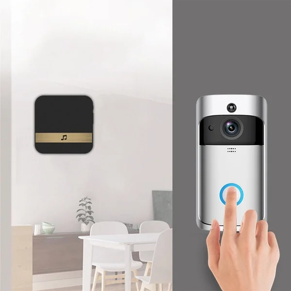 2020 Novo Brezžično WiFi Zvonec Smart Video Telefon Vrata Video Obroč Interkom Varnostne Kamere / Klicni Zvonec