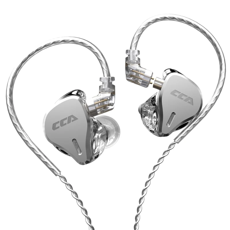 2020 Novo CCA CS16 V Uho Slušalke Z Visoko HIFI posrebrene Kabel, ki Teče Športne Slušalke Enota Slušalke šumov