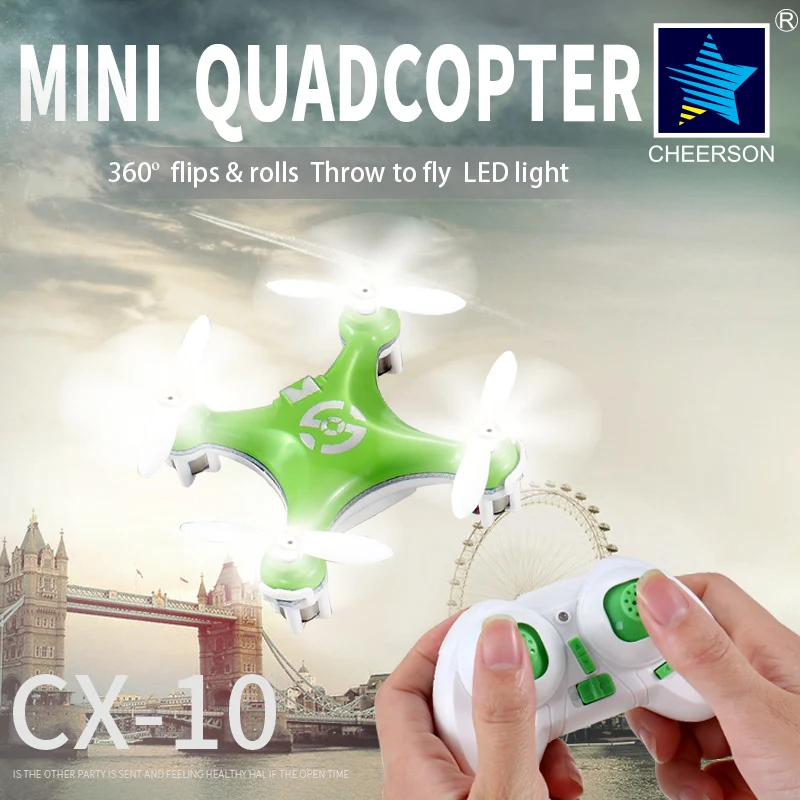 2020 Novo Cheerson CX-10 RC Mini Quadcopter 4CH Brnenje Igrače za Začetnike, Otroke Domačo Uporabo 6 Barva na Voljo