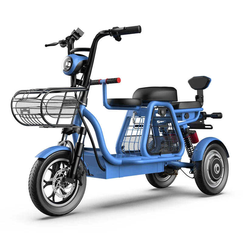 2020 novo električno kolo starš-otrok 3 kolesa električna kolesa velike litijeva baterija 12 e izposoja 500W 48V močan e kolo