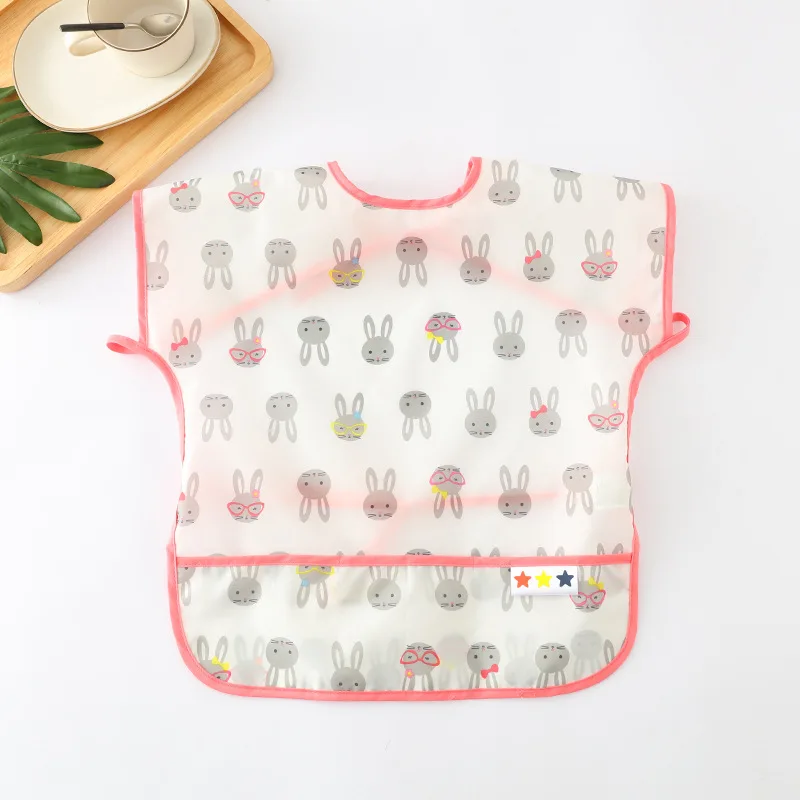 2020 Novo Tiskalno Nepremočljiva Pisane Baby Kombinezoni, Kratke Rokav Otroci Hlače Z Oprsnikom Burp Oblačila