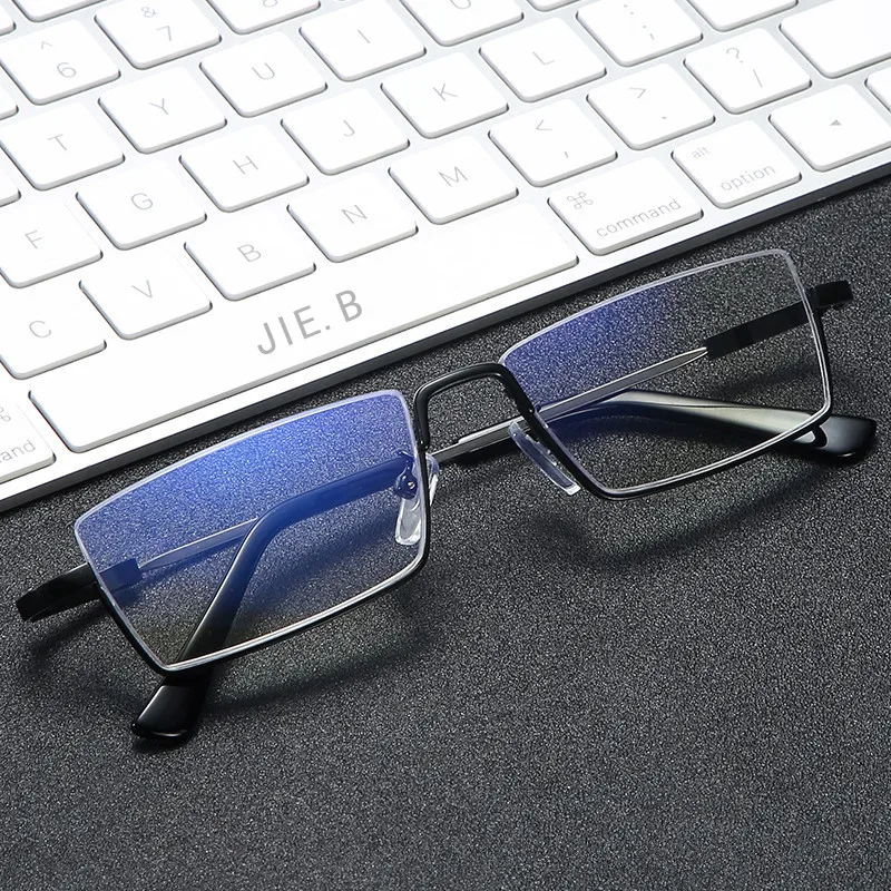 2020 Novo titanove zlitine moške in ženske, modni anti-modra svetloba in anti-sevanje računalnik ultra-lahkih optično branje očala