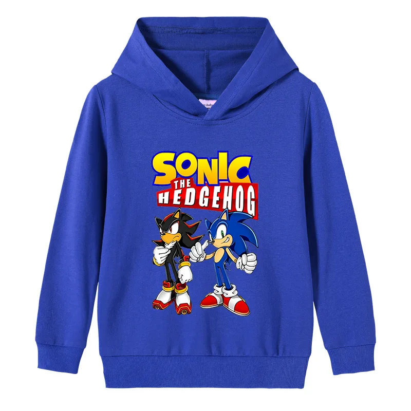 2020 Otrok Vrhovi Sonic Hedgehog Otroci in Modnih Oblačil Fantje in Dekleta Unisex Bombaž Hoodies Otrok Bombaž Redno Oblačila