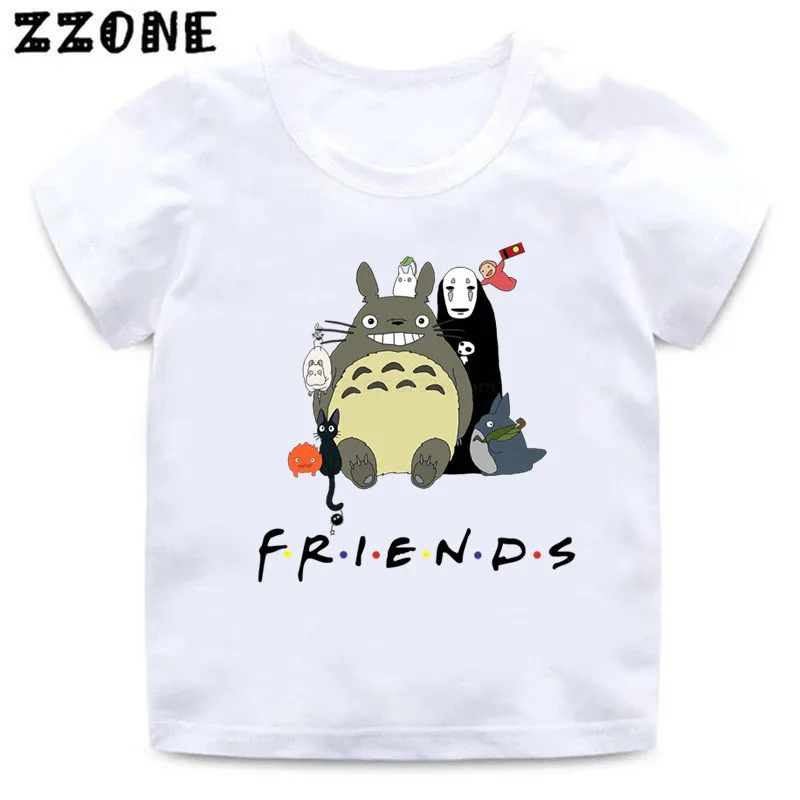 2020 Poletje Baby Fantje T shirt Živahen Stran Totoro Prijatelji Tiskanja Otroci T-Shirt Smešno Risanka Otroci Dekliška Vrhovi Oblačila,HKP2418