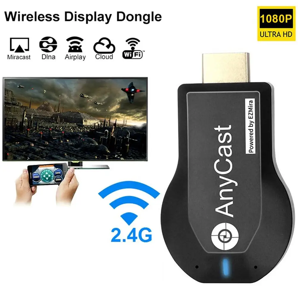 2020 viugreum HDMI TV Palico Za Airplay Za DLNA Miracast Za AnyCast HD 1080P Wireless Display WiFi, TV Dongle Sprejemnik
