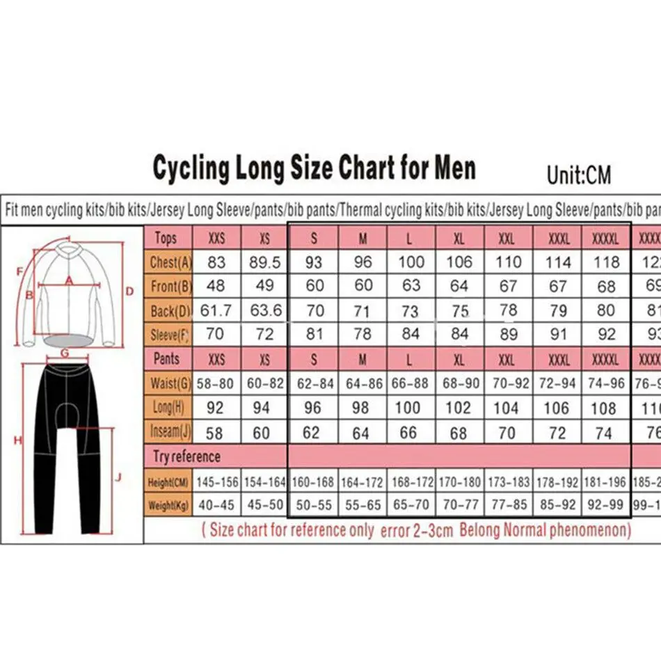 2020 Zimski RALLY UHC Ekipa dolg rokav Usposabljanje Jersey unisex kolesarska oblačila kolesarska dolgo nastavite zimo na prostem kolo mtb cycl kit