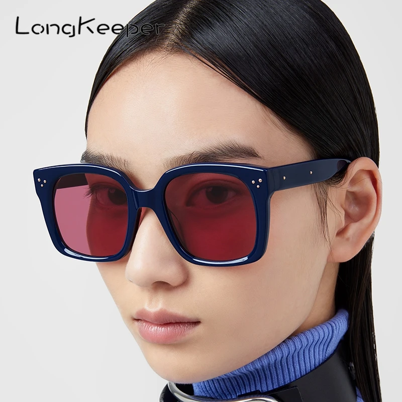 2020 ženska sončna Očala Znamke Oblikovalec New Square Retro Zakovice sončna Očala Ženski Velik Okvir Očal Lunette De Soleil Femme