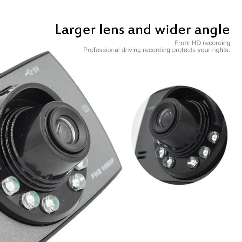2020New za 2,4 Palčni Avto DVR Kamera Snemalnik 720P Auto Video kamera Ir Nočno Vizijo Vožnje Diktafon Samodejno Avto Dodatki